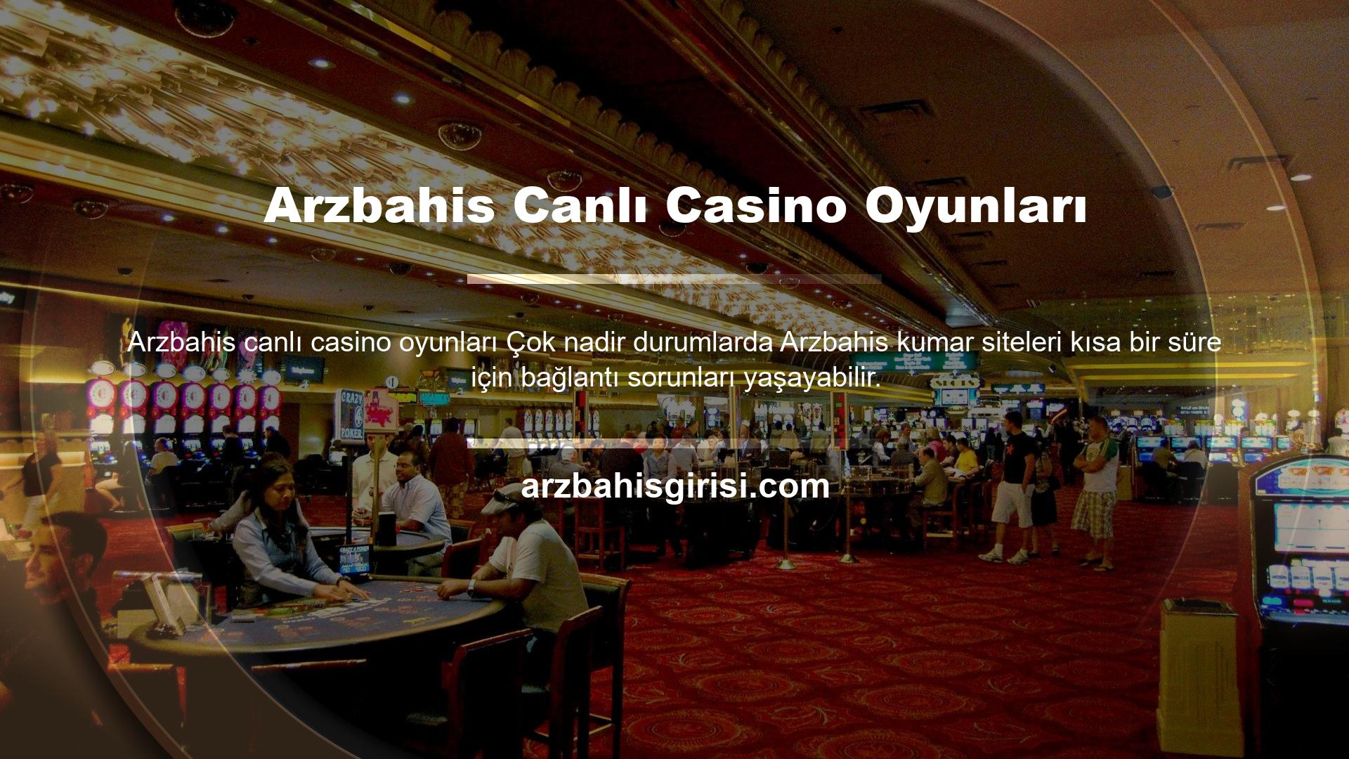 Arzbahis giriş sorunu BTK bloke edildikten sonra Arzbahis canlı casino oyunlarına giriş yaptı, bu durumda kumarbazların kurbanı olmamak için yeni bir adres verildi