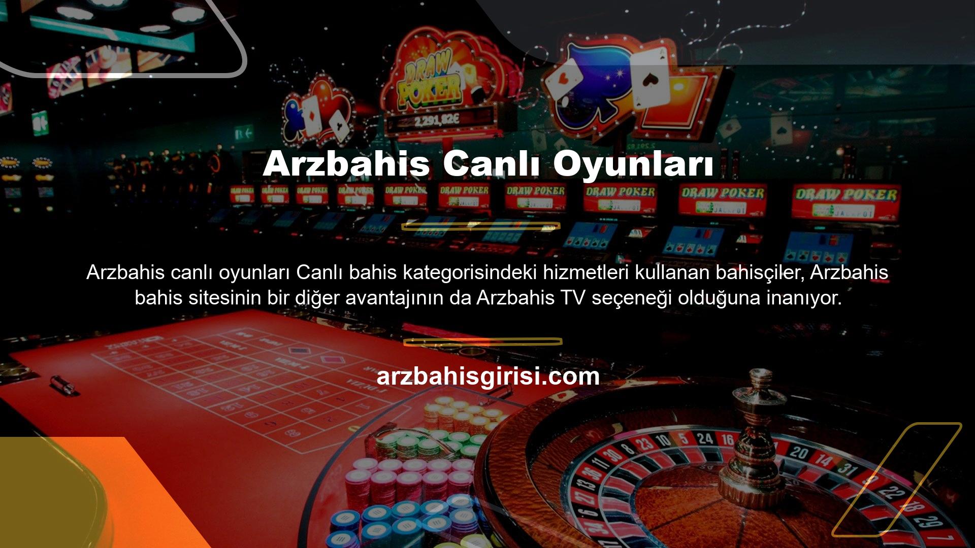 Canlı maç izleme seçeneği ile Arzbahis TV üzerinden tüm maçları kolayca takip edebilirsiniz