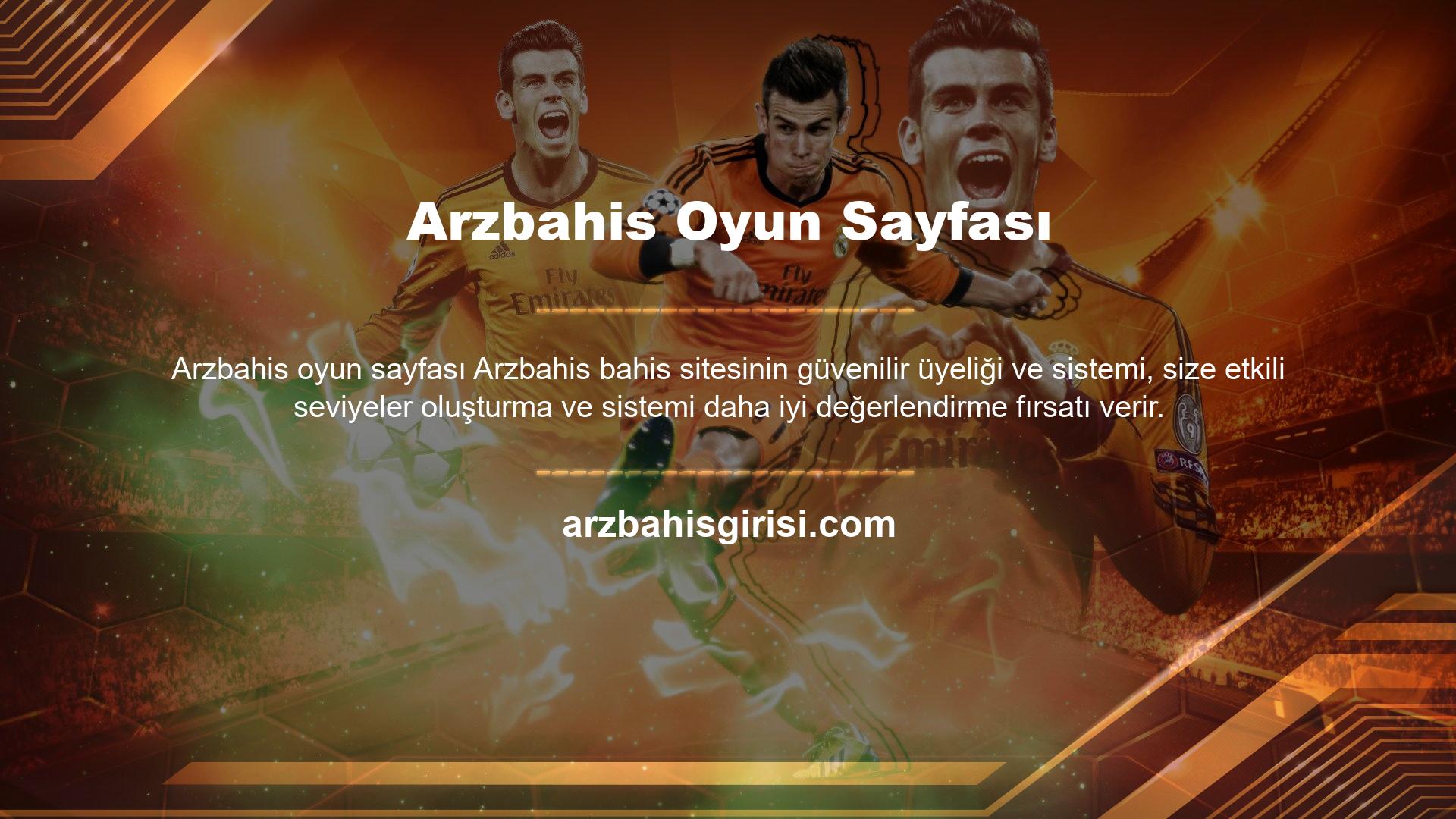 Arzbahis Oyun Sayfası