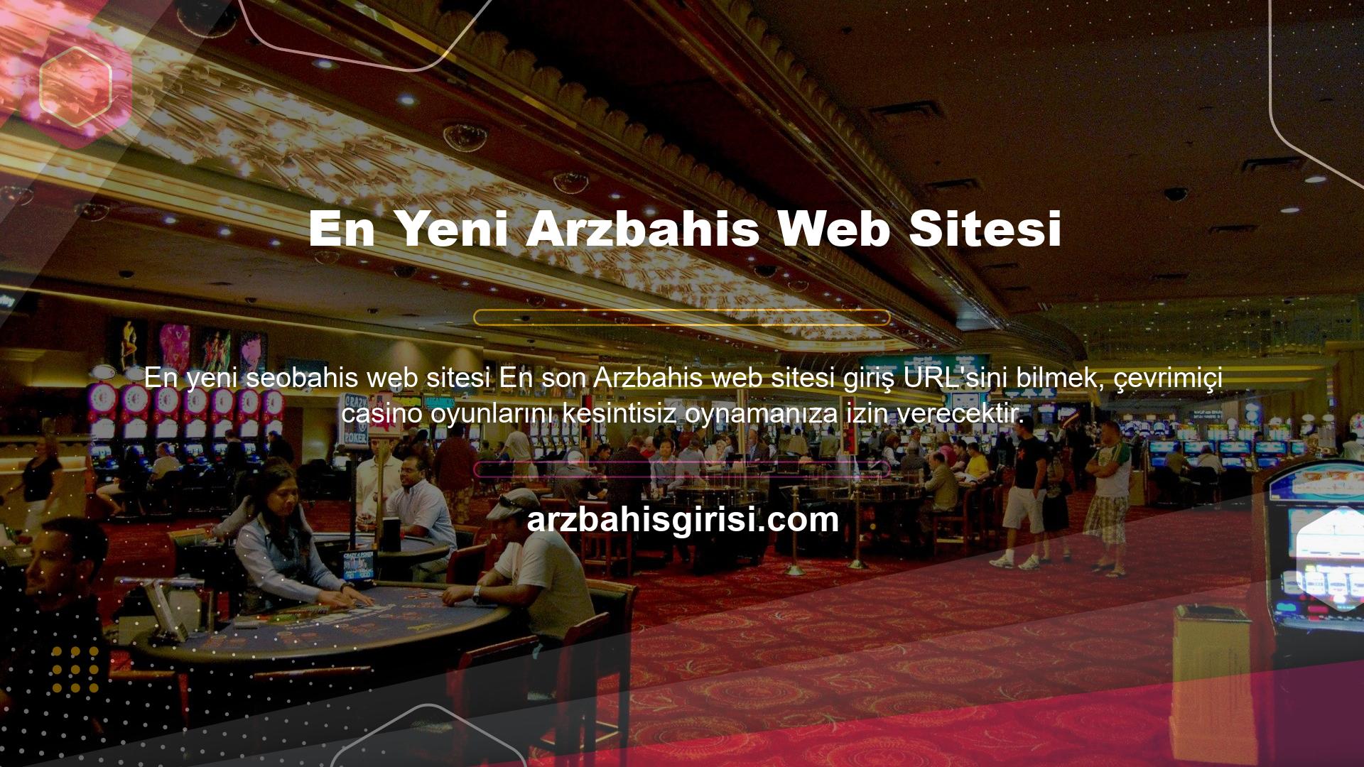En Yeni Arzbahis Web Sitesi